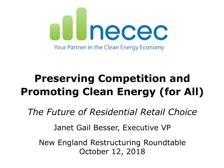 preserving competition and promoting clean energy