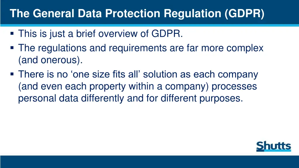 the general data protection regulation gdpr 11