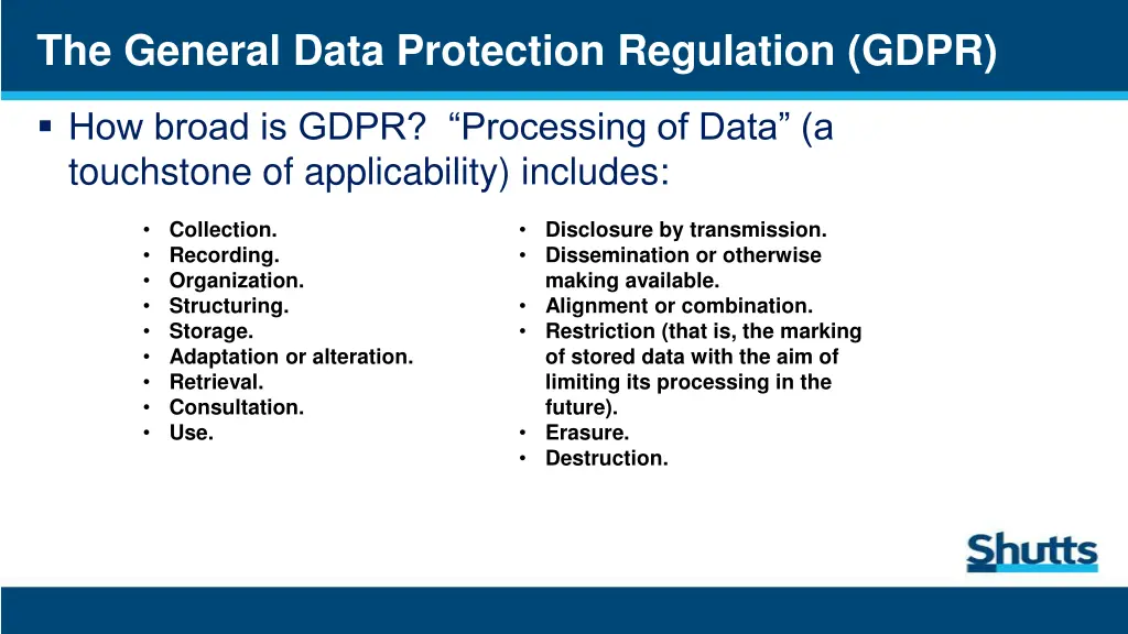 the general data protection regulation gdpr 6