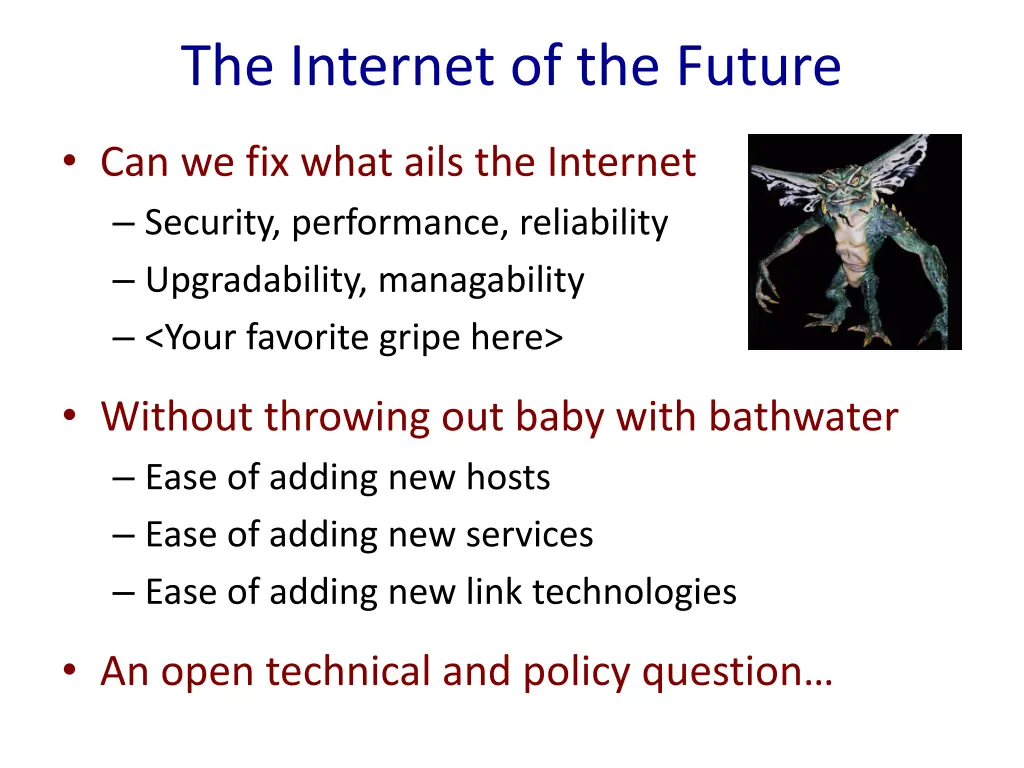 the internet of the future
