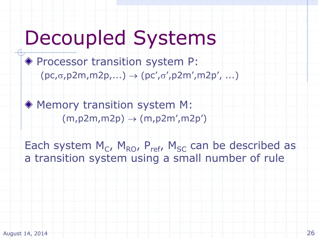 decoupled systems