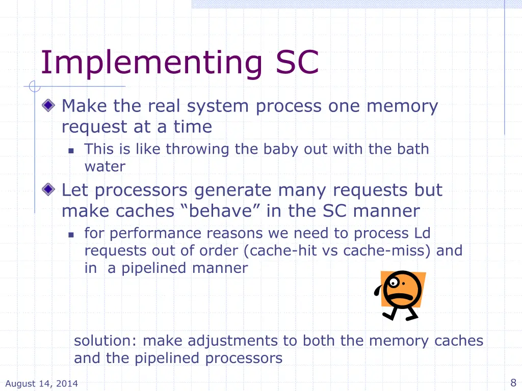 implementing sc