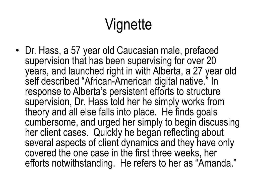 vignette