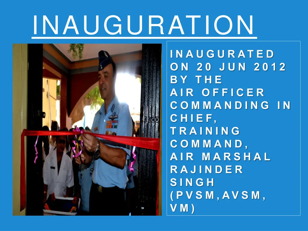 inauguration