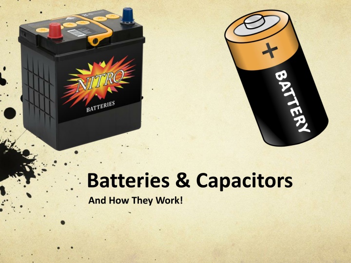batteries capacitors and how they work