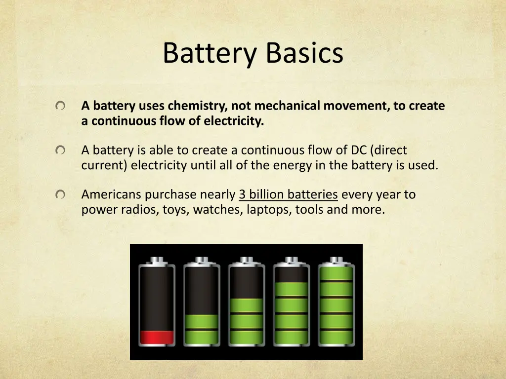 battery basics