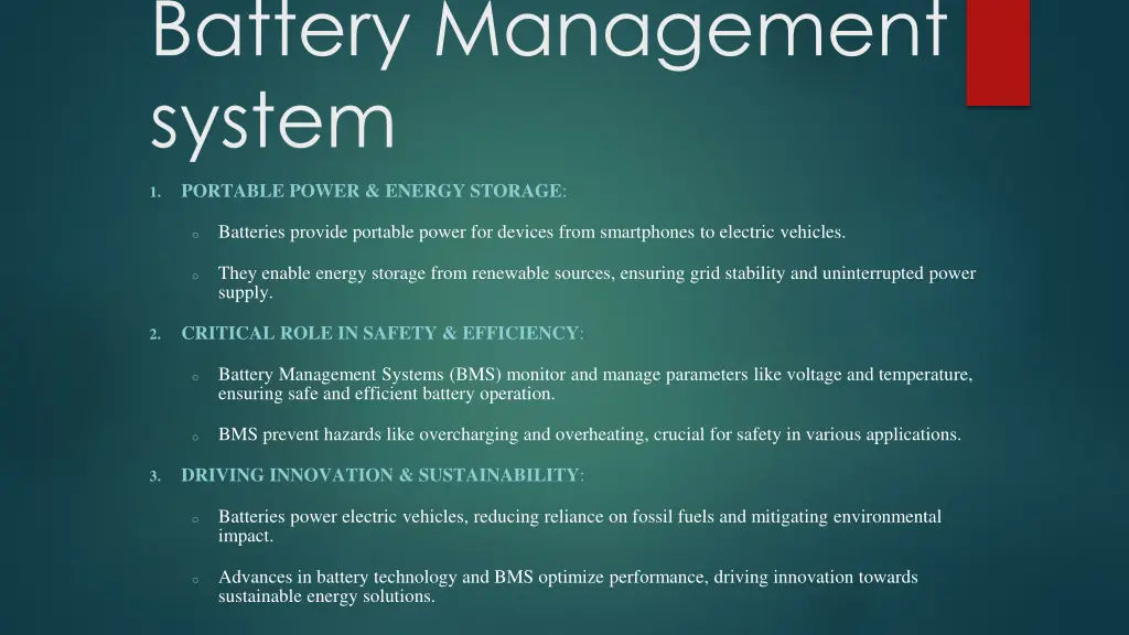 battery management system