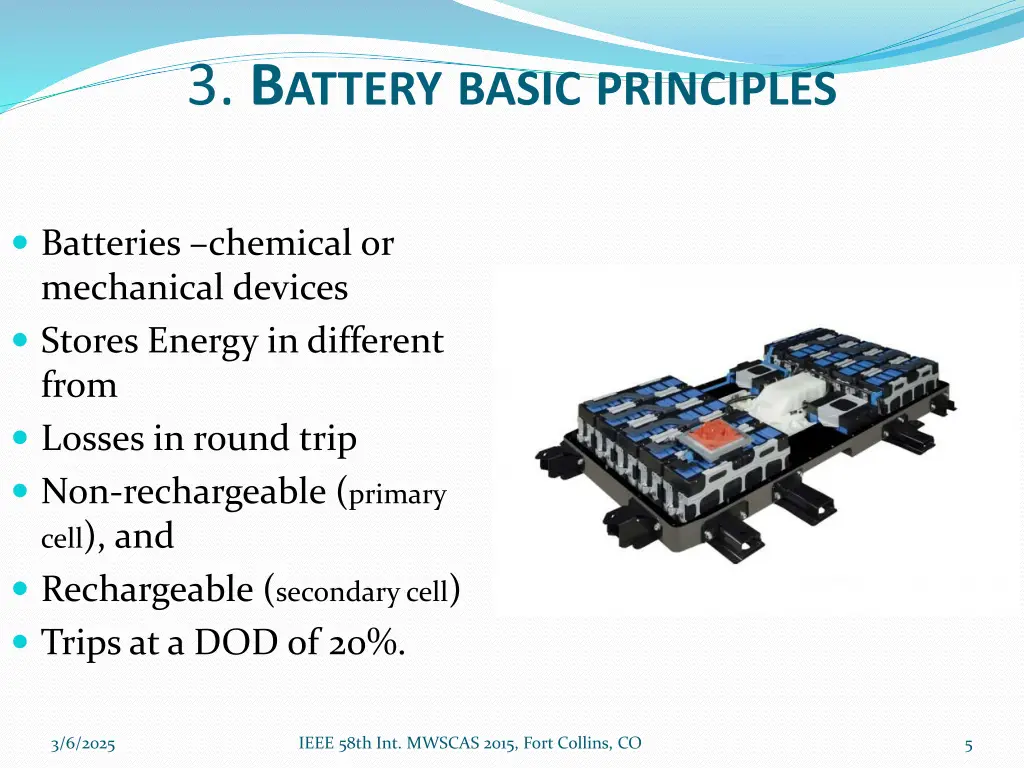 3 b attery basic principles