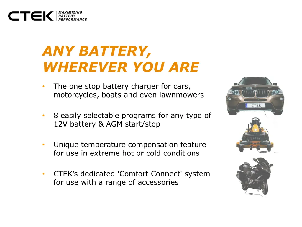 any battery wherever you are