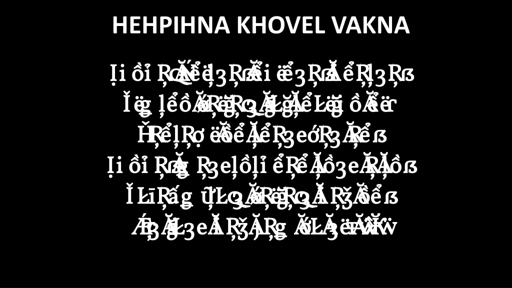 hehpihna khovel vakna 1