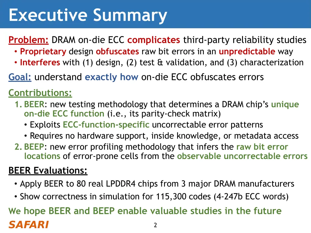 executive summary