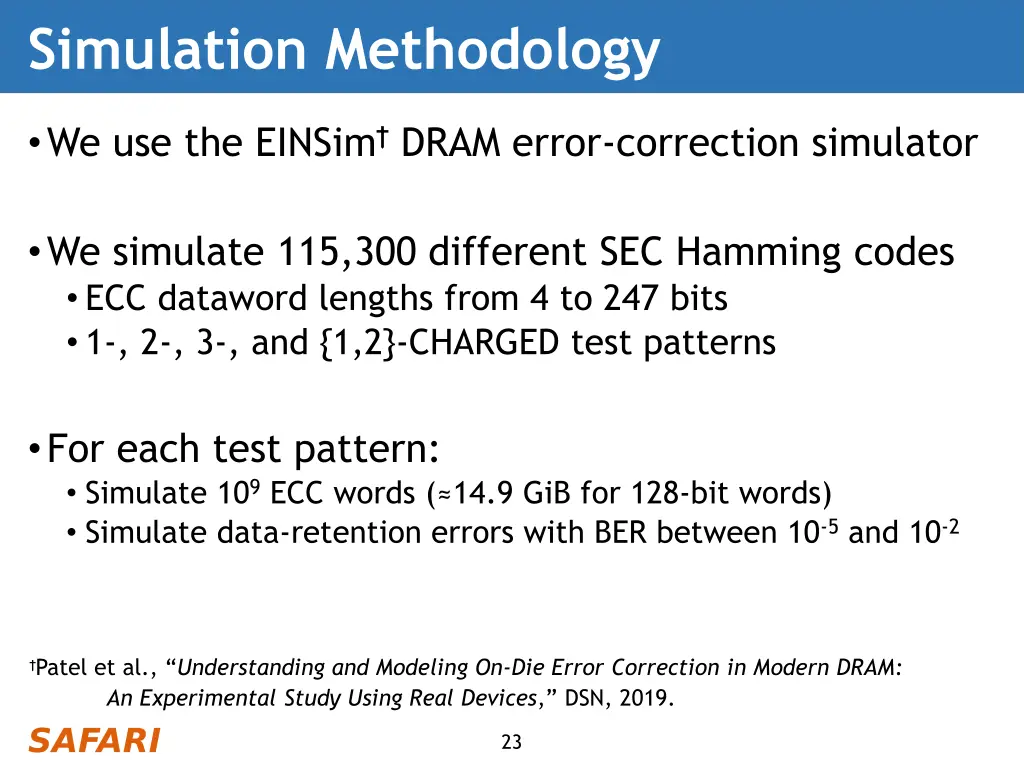 simulation methodology