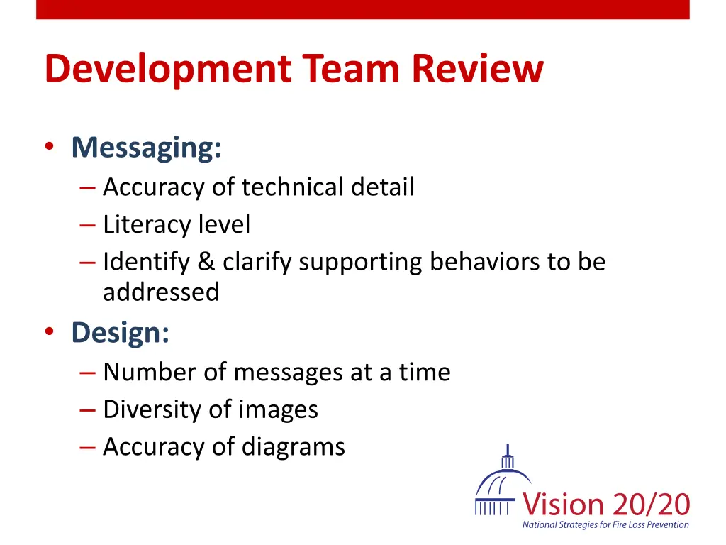 development team review