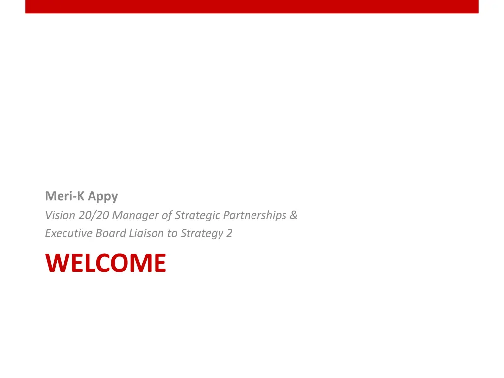 meri k appy vision 20 20 manager of strategic