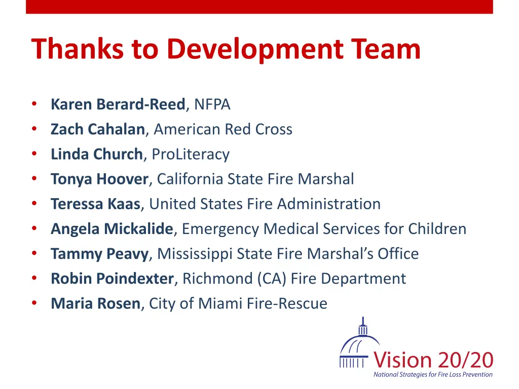thanks to development team