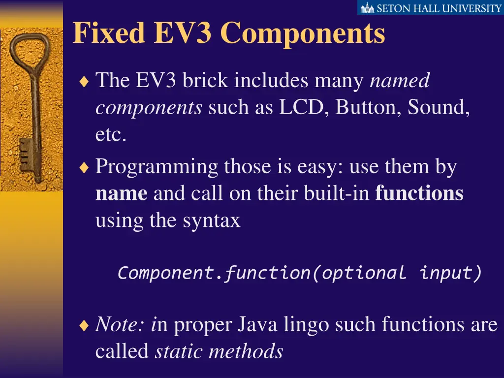 fixed ev3 components