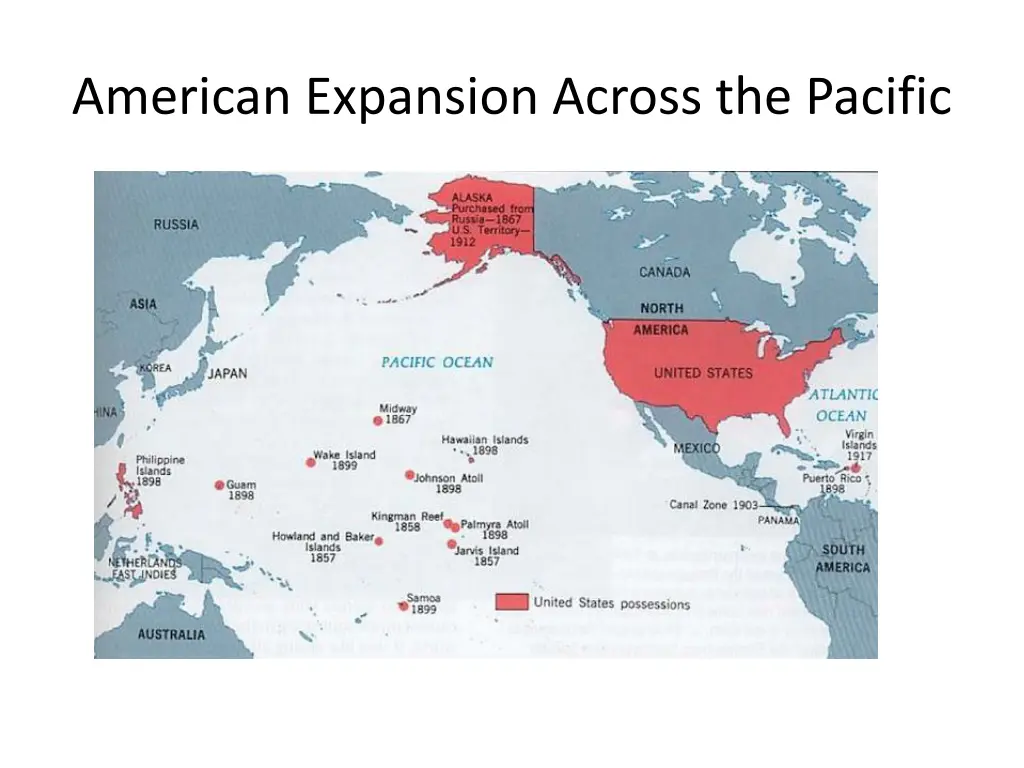 american expansion across the pacific
