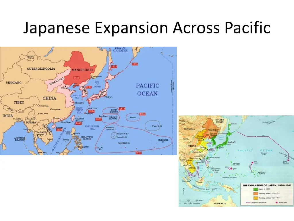 japanese expansion across pacific