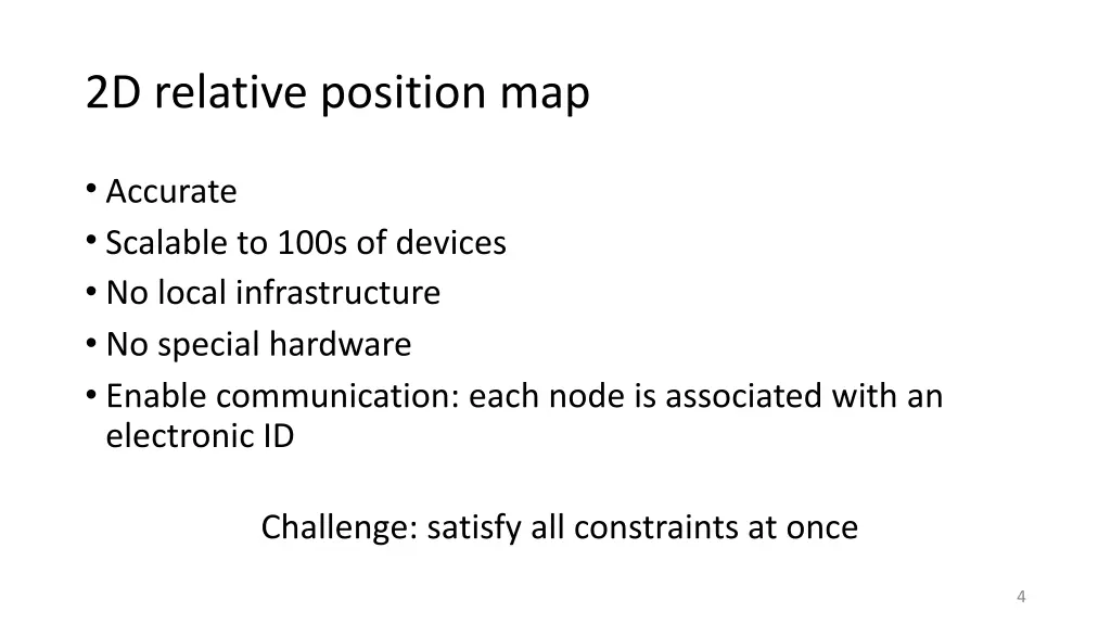 2d relative position map