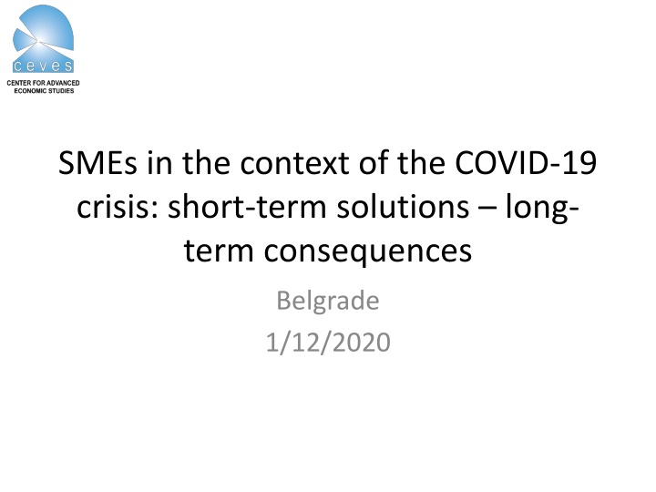 smes in the context of the covid 19 crisis short