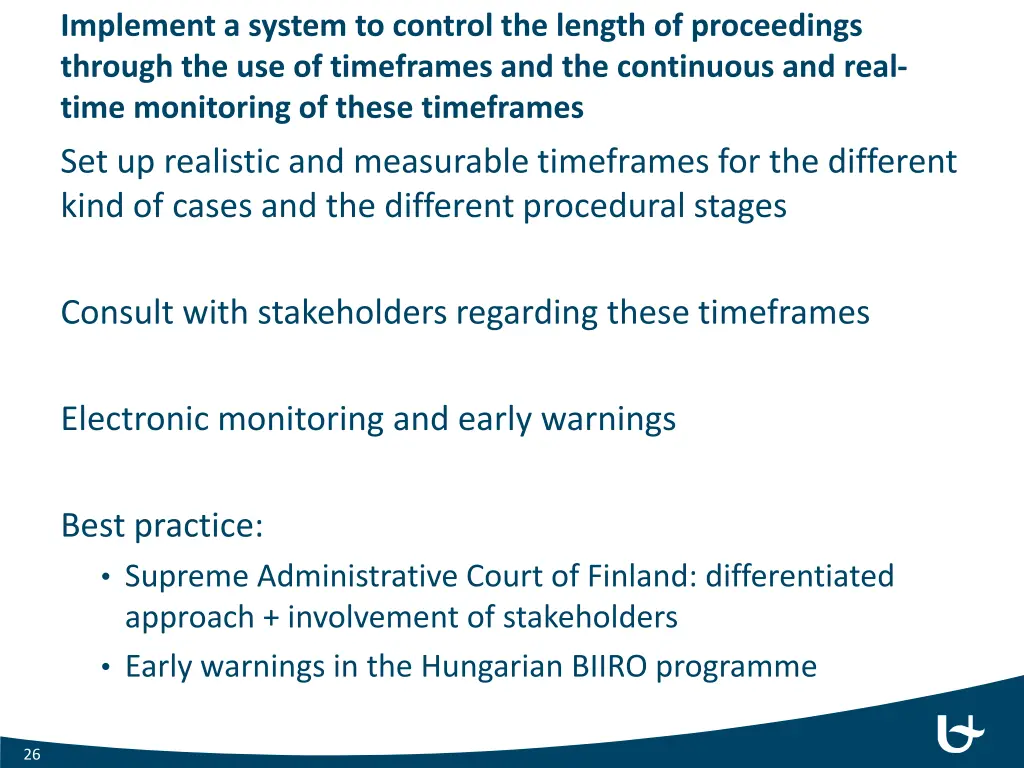 implement a system to control the length