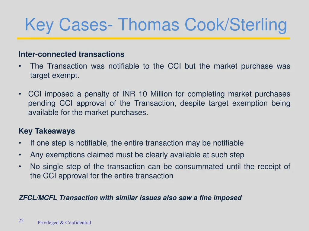 key cases thomas cook sterling 1
