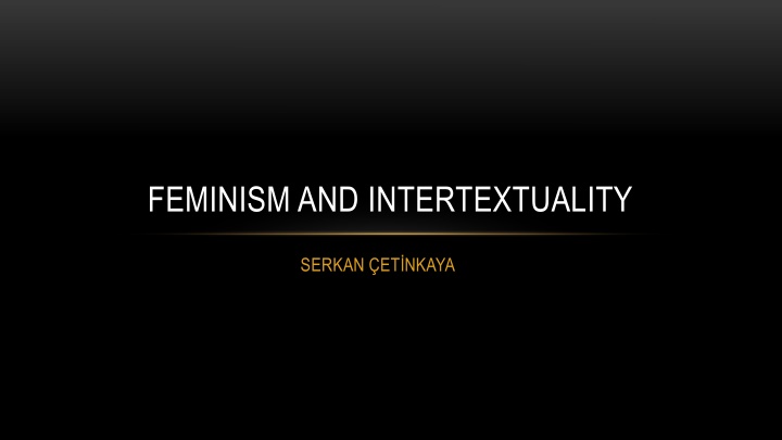 feminism and intertextuality