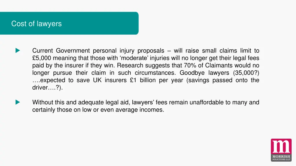 cost of lawyers