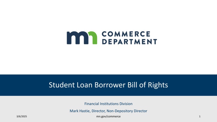 student loan borrower bill of rights
