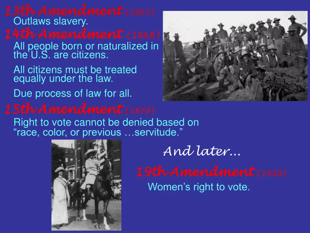 13th amendment 13th amendment 1865