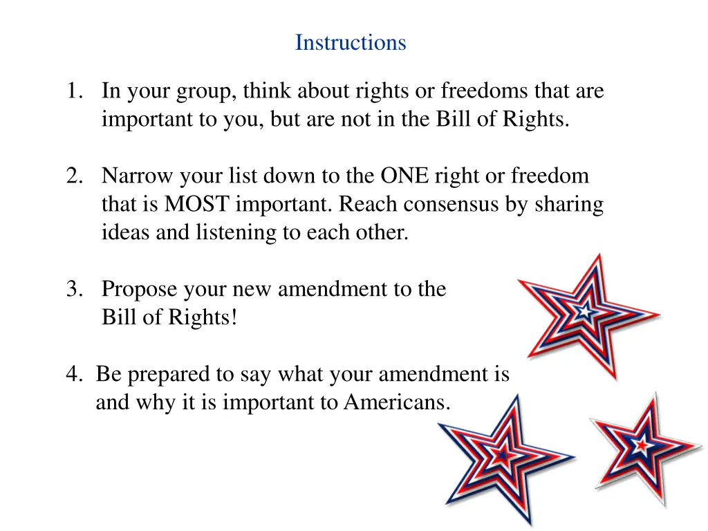 instructions