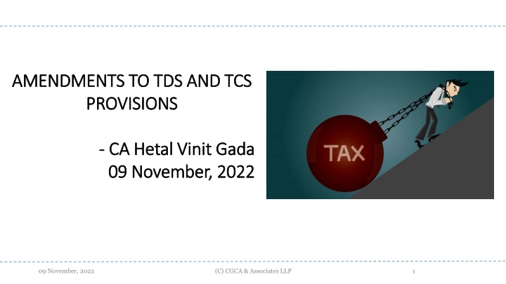 amendments to tds and tcs amendments