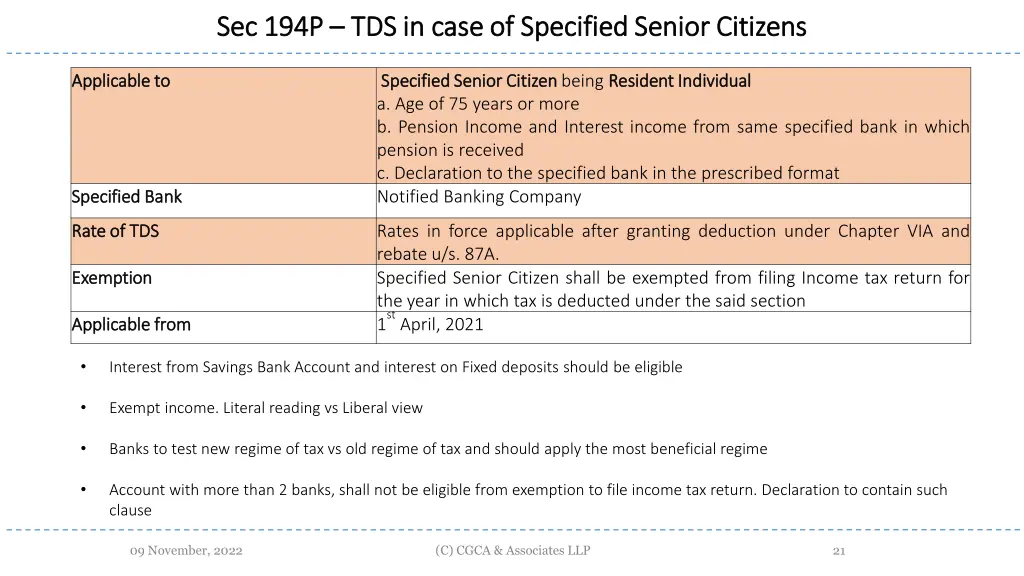 sec 194p sec 194p tds in case of specified senior