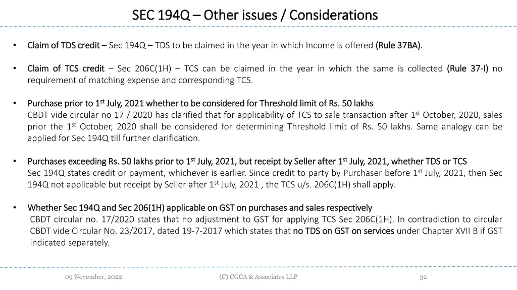 sec 194q sec 194q other issues considerations