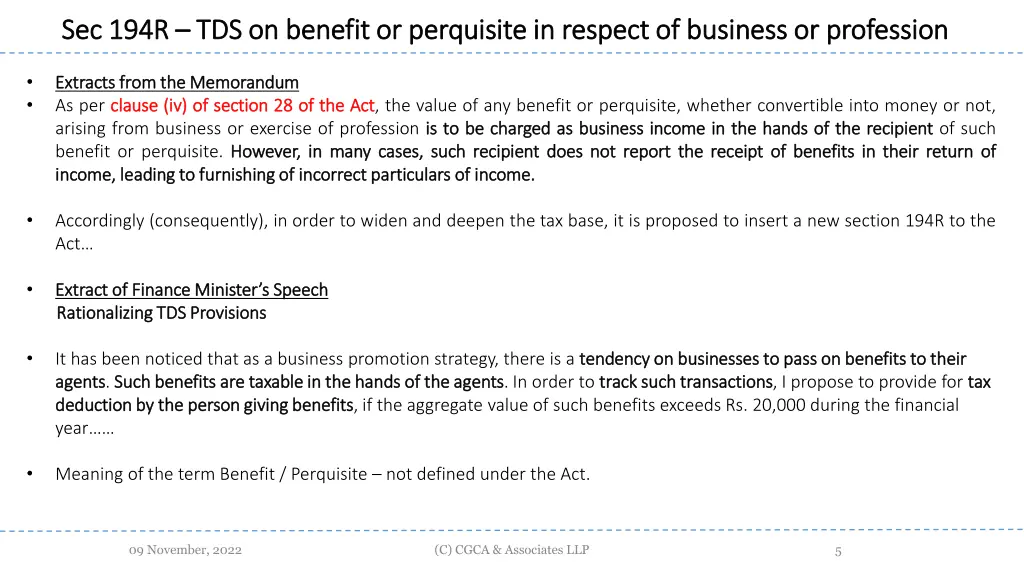 sec 194r sec 194r tds on benefit or perquisite