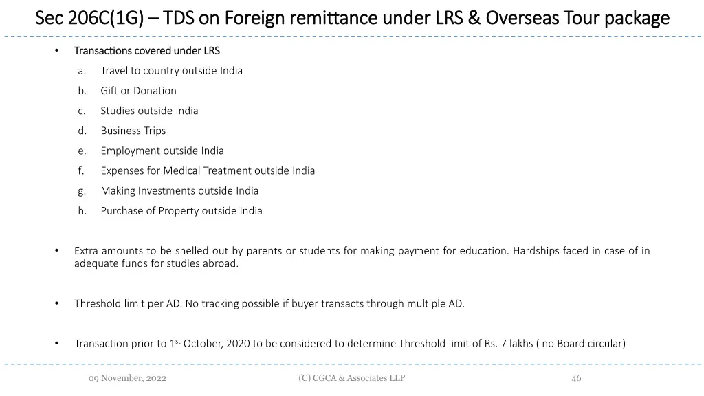 sec 206c 1g sec 206c 1g tds on foreign remittance