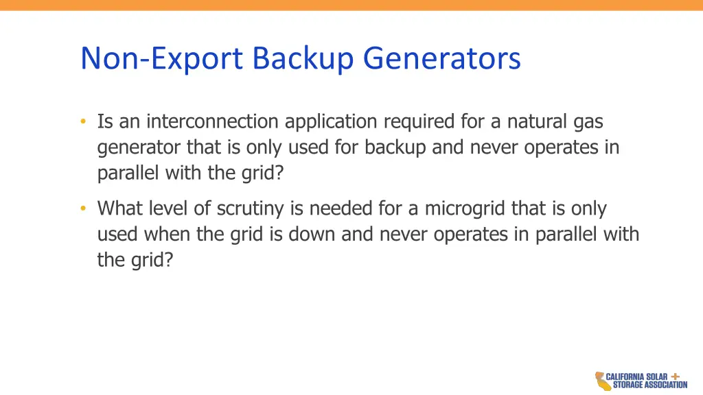 non export backup generators