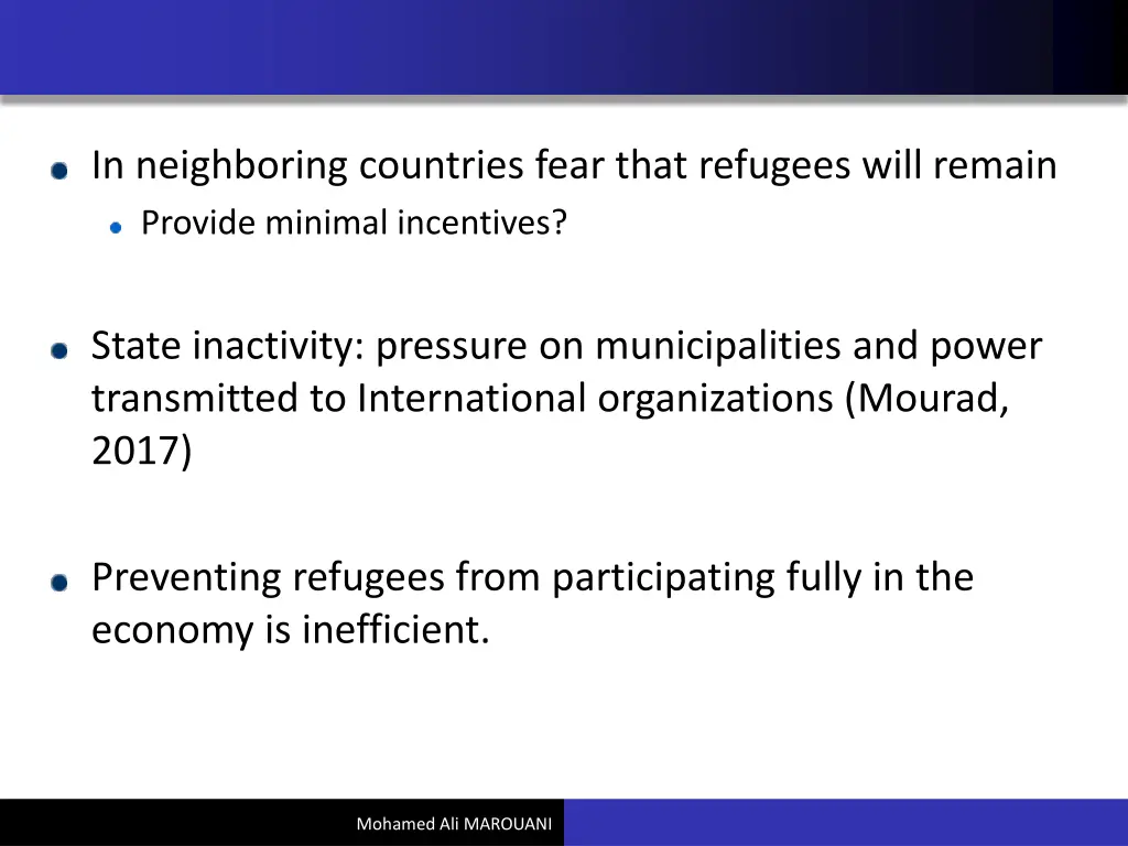 in neighboring countries fear that refugees will