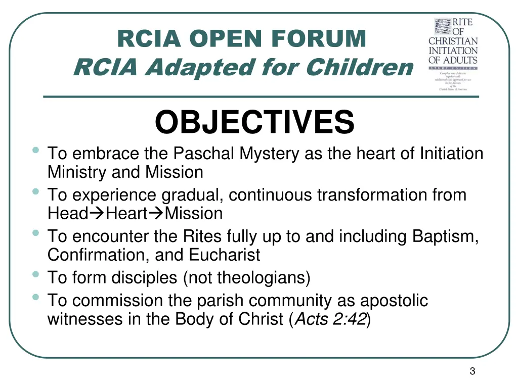 rcia open forum rcia adapted for children 1