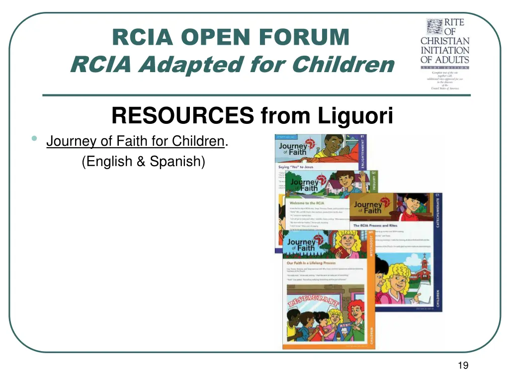 rcia open forum rcia adapted for children 17