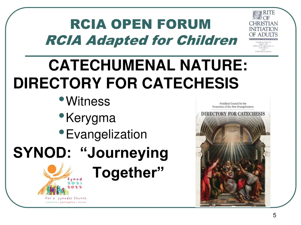 rcia open forum rcia adapted for children 3