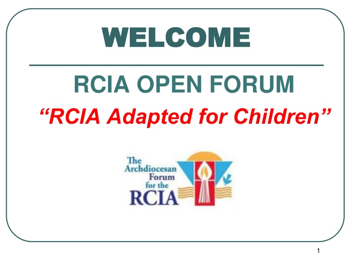 welcome welcome