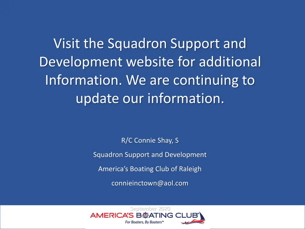 visit the squadron support and development