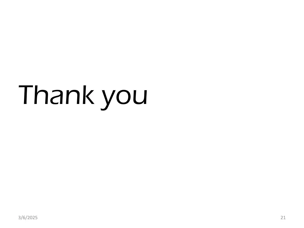 thank you