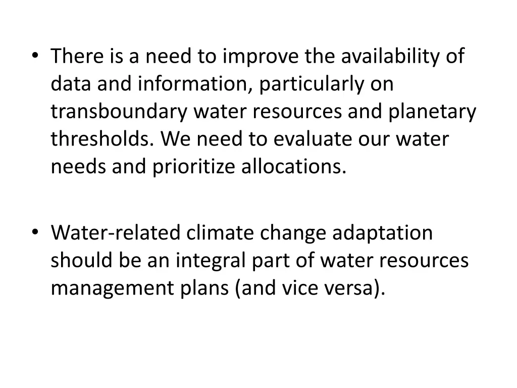 there is a need to improve the availability