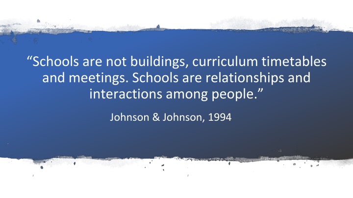 schools are not buildings curriculum timetables