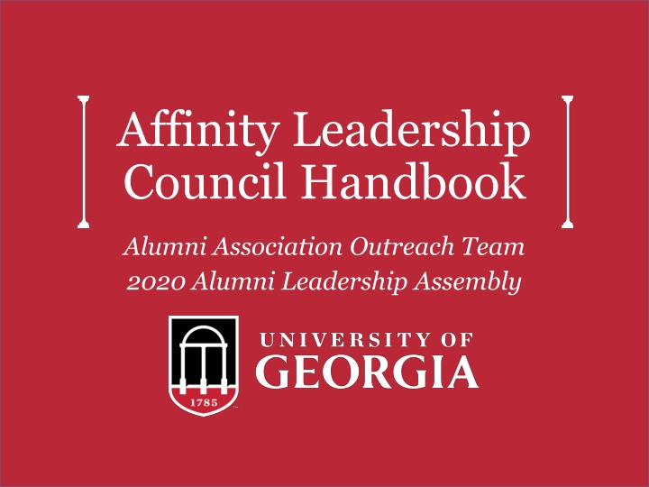 affinity leadership council handbook