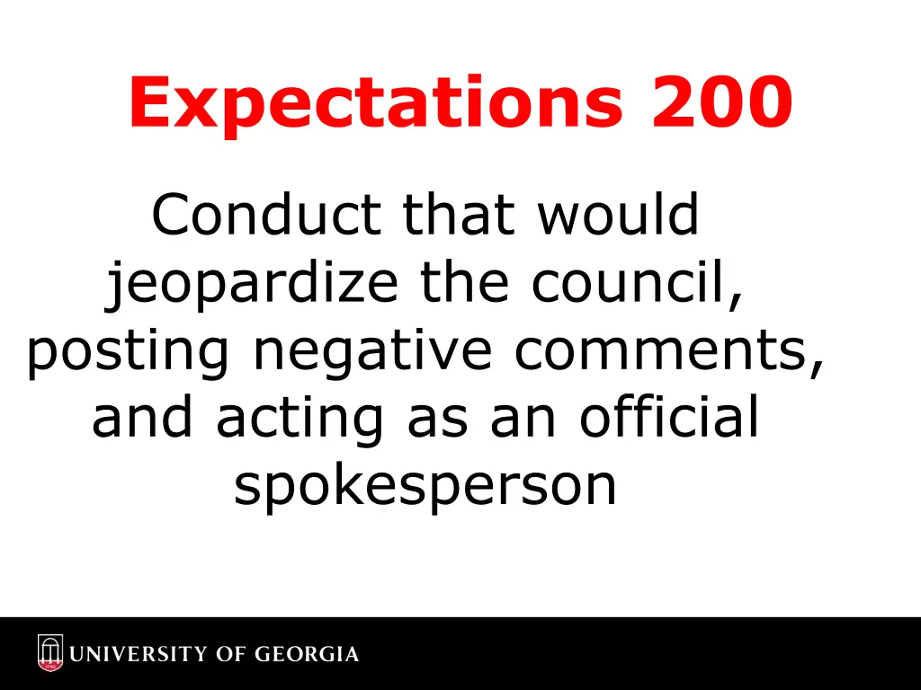 expectations 200
