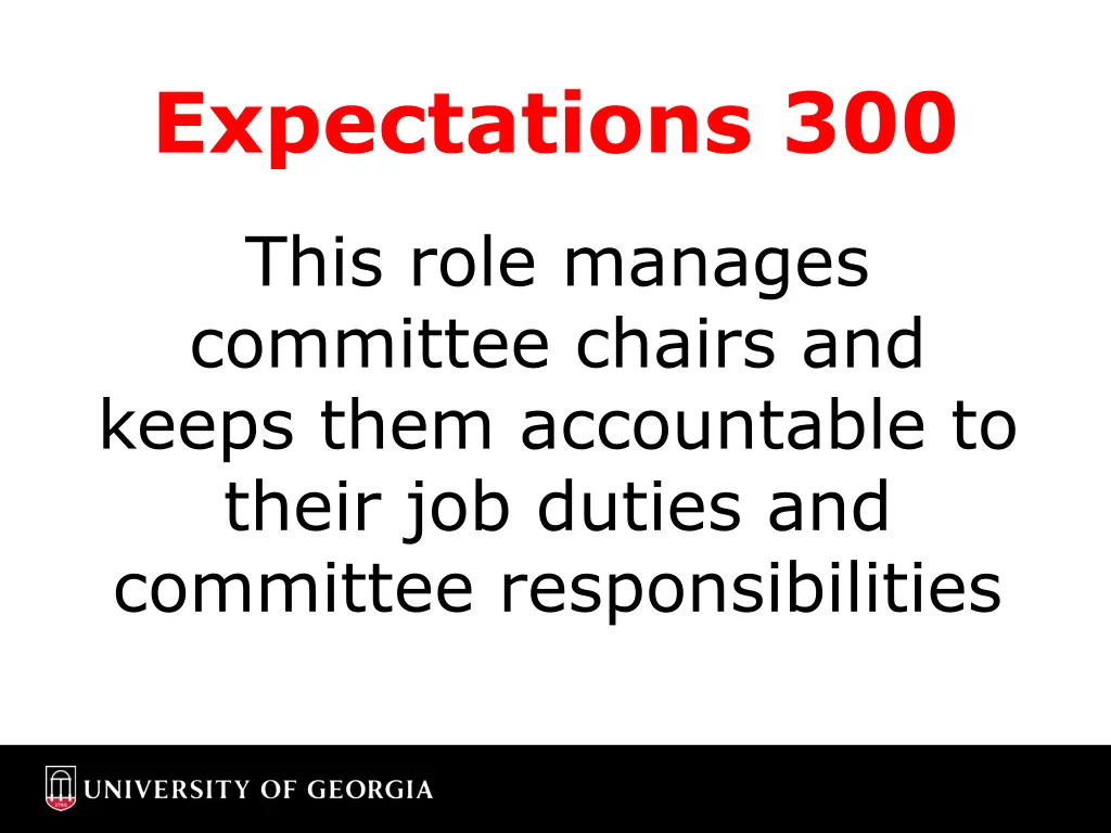 expectations 300