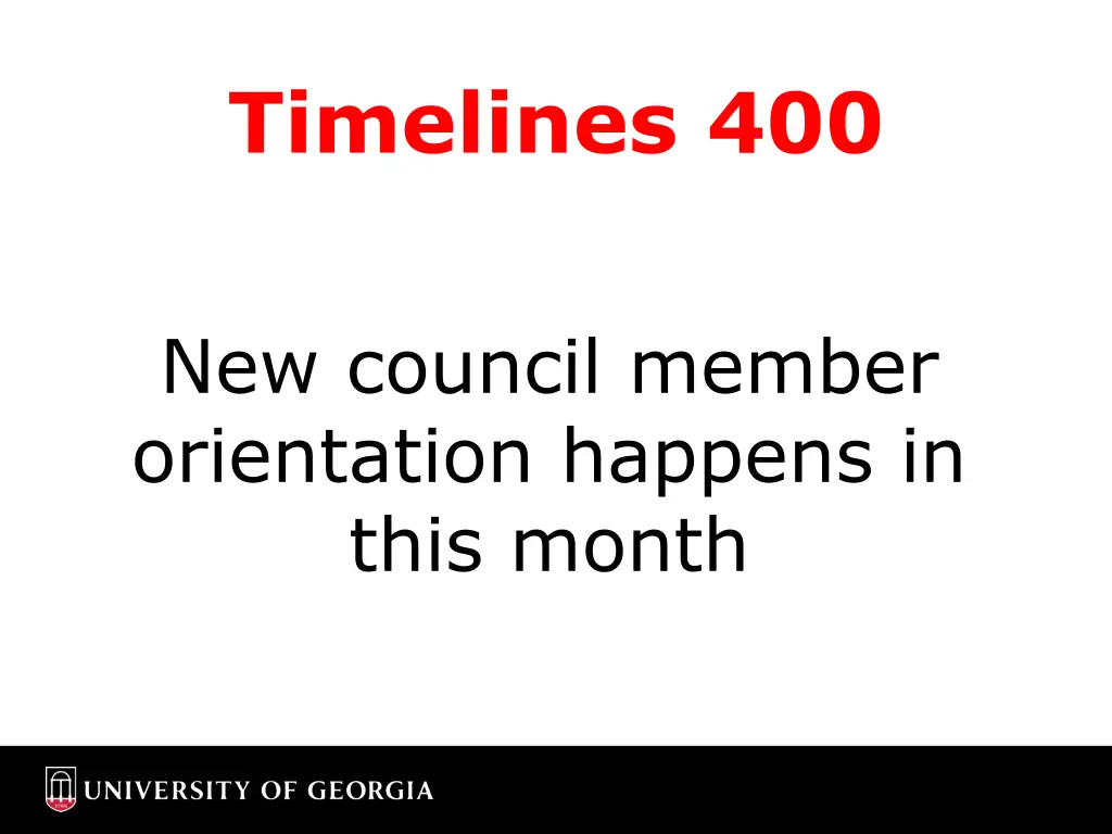 timelines 400